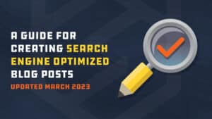 featured image: a guide for search engine optimized blogs
