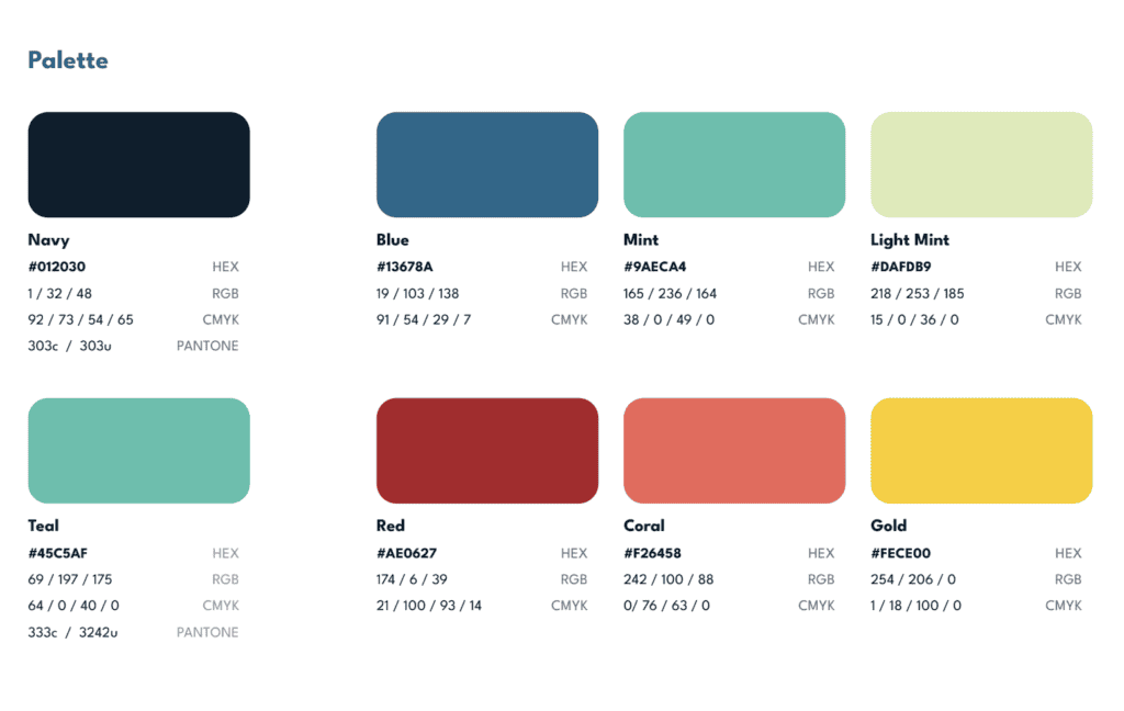 Create Austin Branding Colors